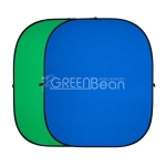 Фон тканевый двухсторонний хромакей GreenBean Twist 180 х 210 B/G